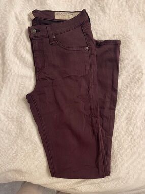 rag & bone Deep Plum Skinny Jeans